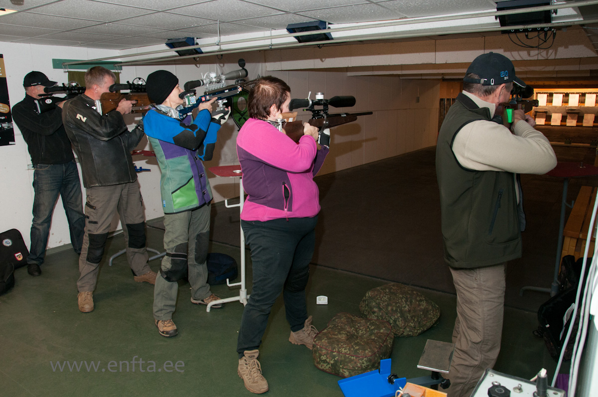 First group standing